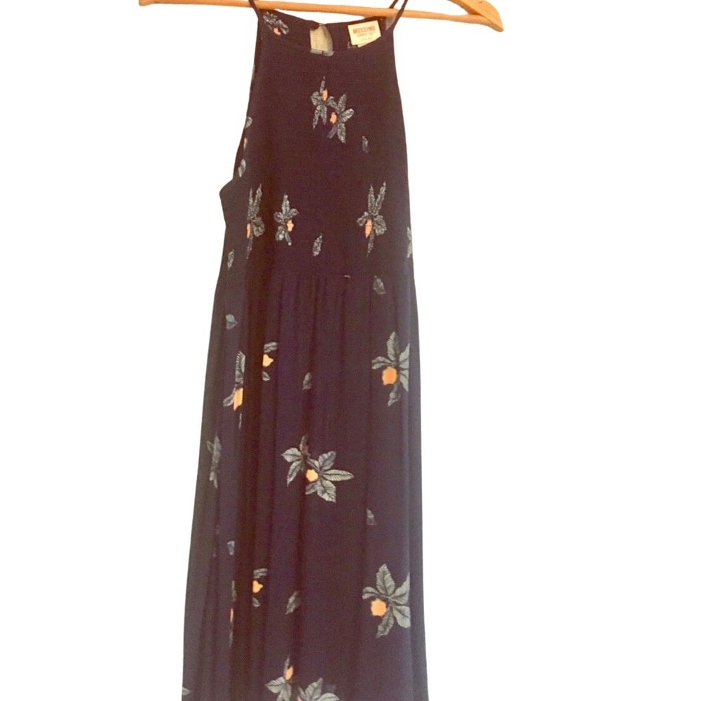 Mossimo Navy Citrus Print Dress NWT